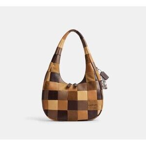 Coach Alter Ego CrescentShoulder Bag CheckerboardCCX57 Brown Tan Coachtopia